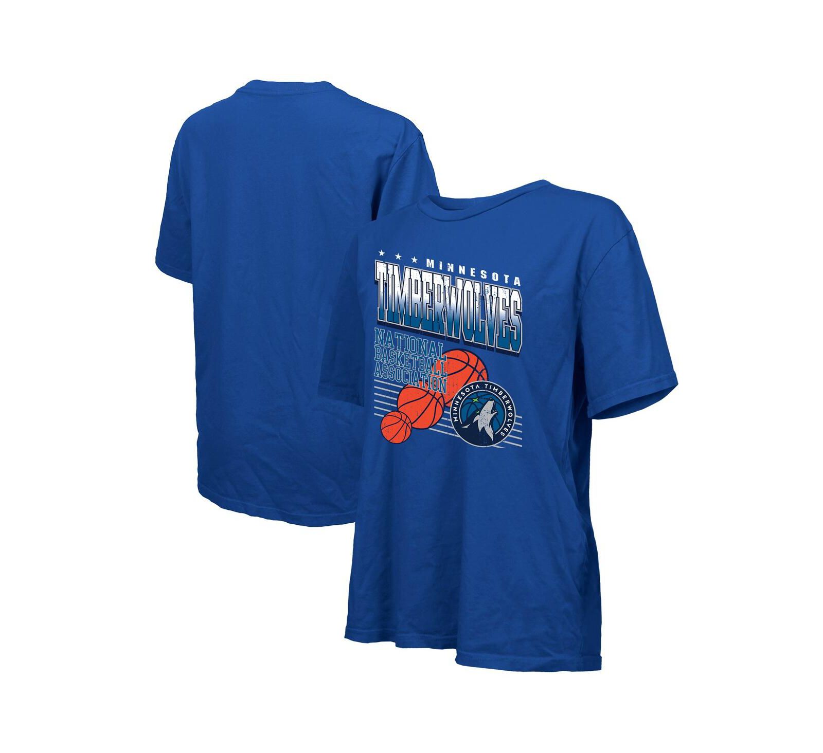 Majestic Women's Royal Minnesota Timberwolves Oversized T-Shirt