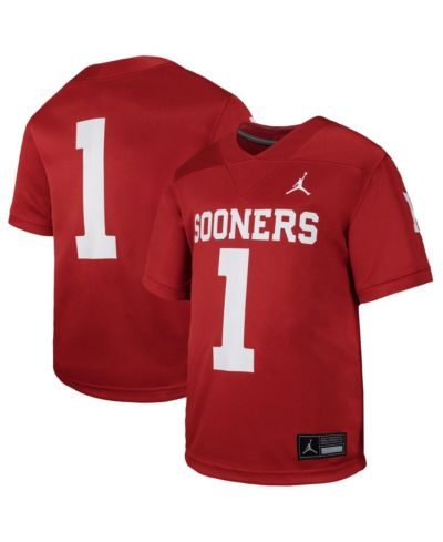Детская джерси Jordan Toddler 1 Crimson Oklahoma Sooners Untouchable Replica