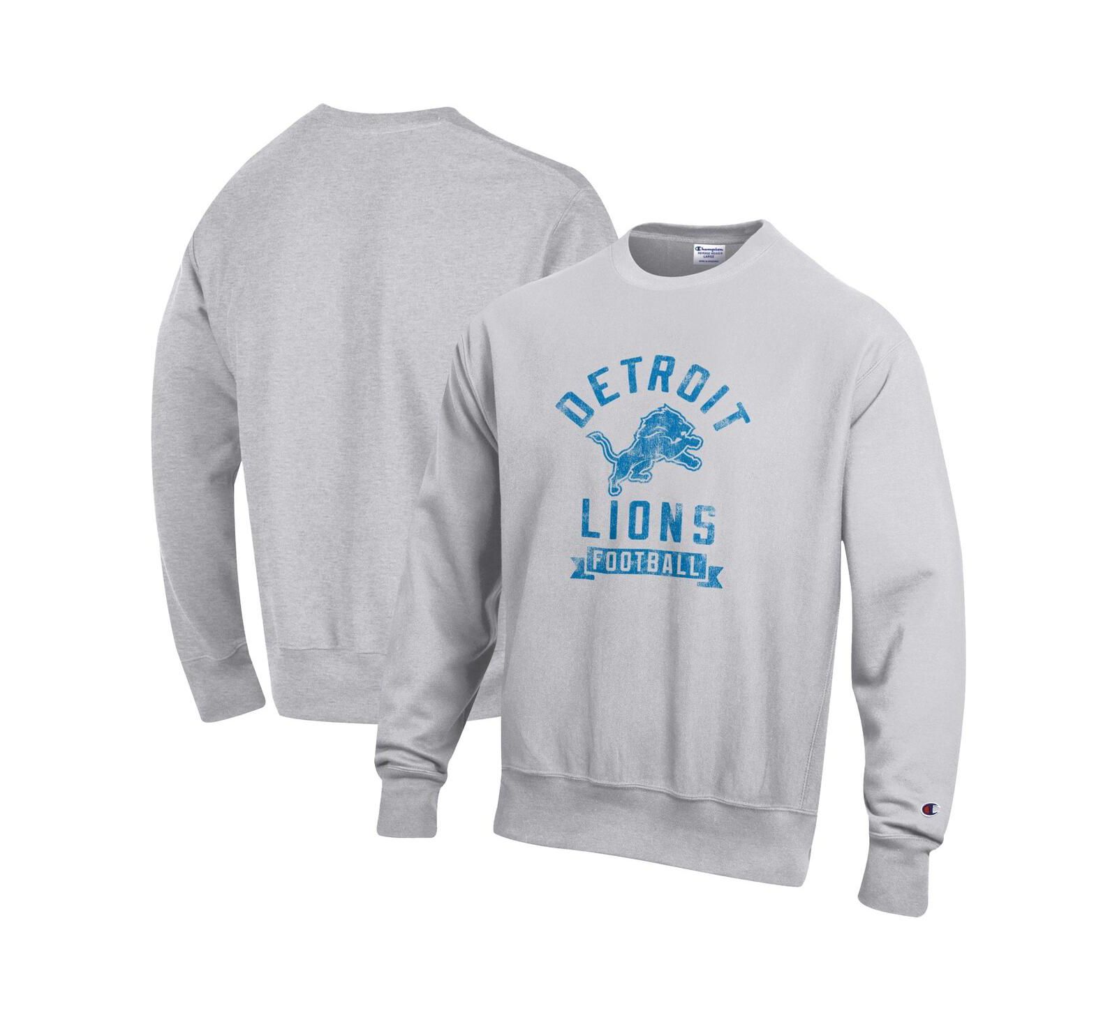 Мужской свитшот Champion Detroit Lions Reverse Weave Fleece Pullover