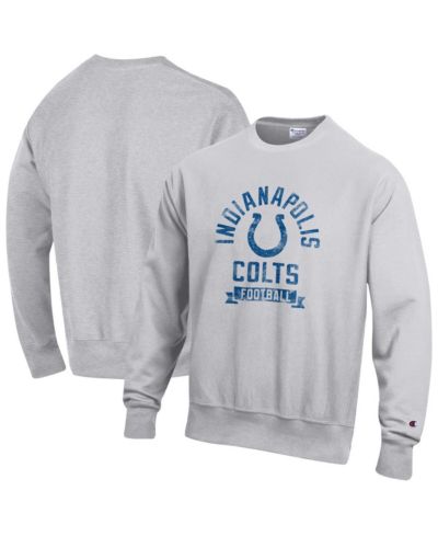 Champion Мужская флисовая толстовка Indianapolis Colts Reverse Weave Heather Gray