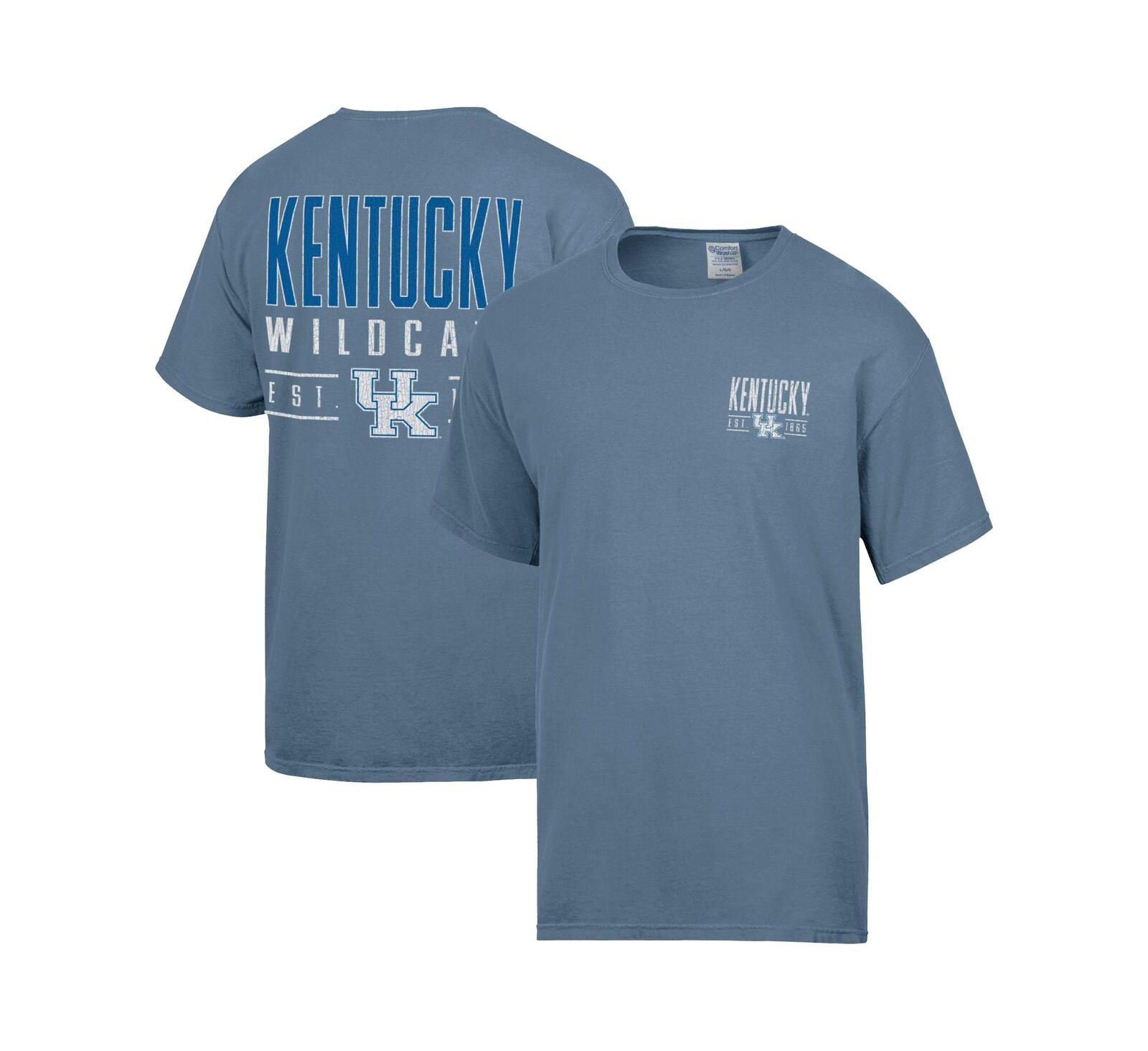 Comfortwash Men's Blue Kentucky Wildcats Big Name T-Shirt