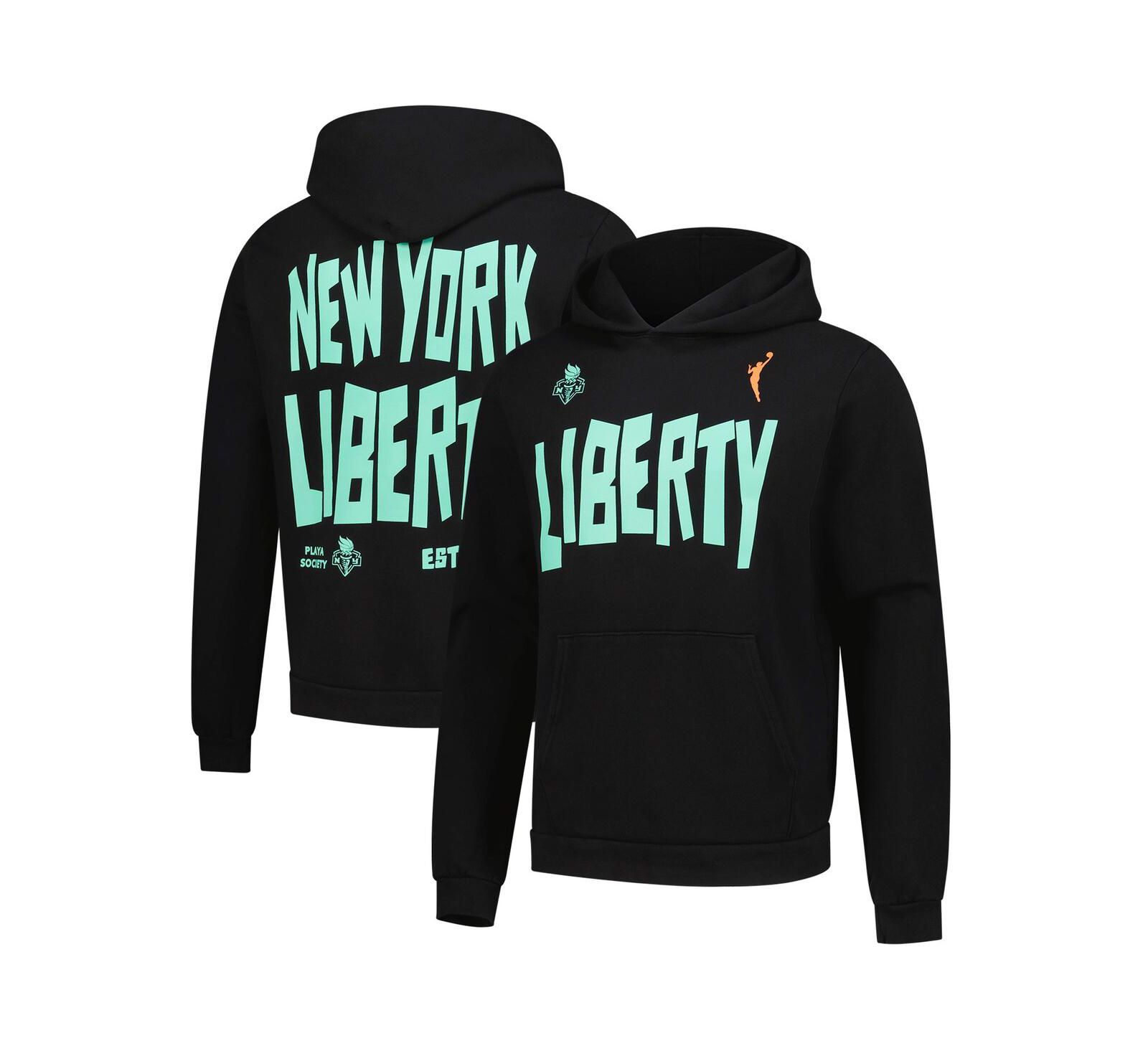 Худи Playa Society New York Liberty 1997 WNBA Premium, черный, для мужчин и женщин