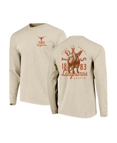 Мужская футболка Image One с логотипом Texas Longhorns, длинный рукав, Comfort Colors