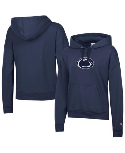 Худи Champion Women's Navy Penn State Nittany Lions Power Blend Fleece