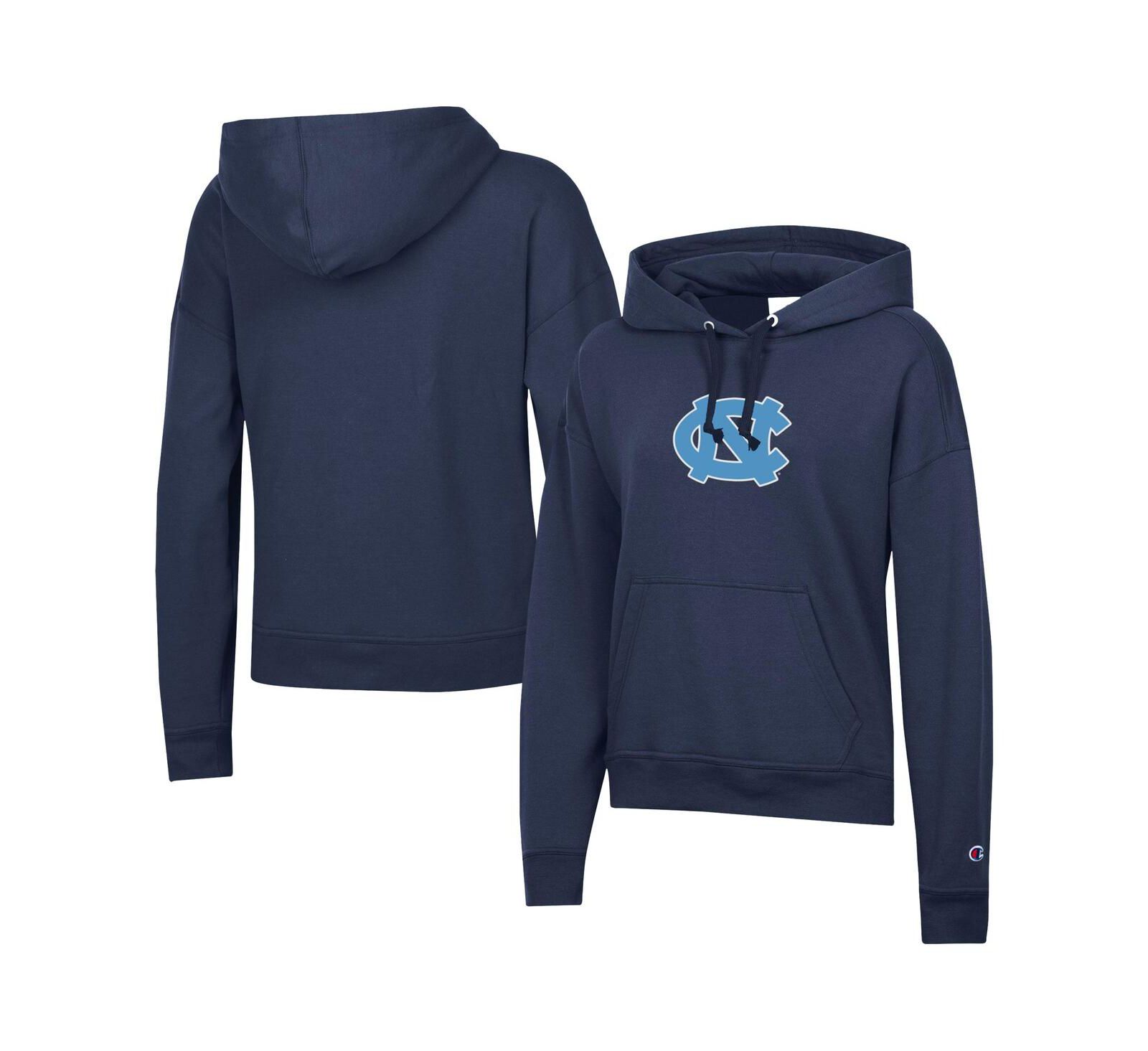 Champion Женский флисовый свитшот Power Blend Navy North Carolina Tar Heels