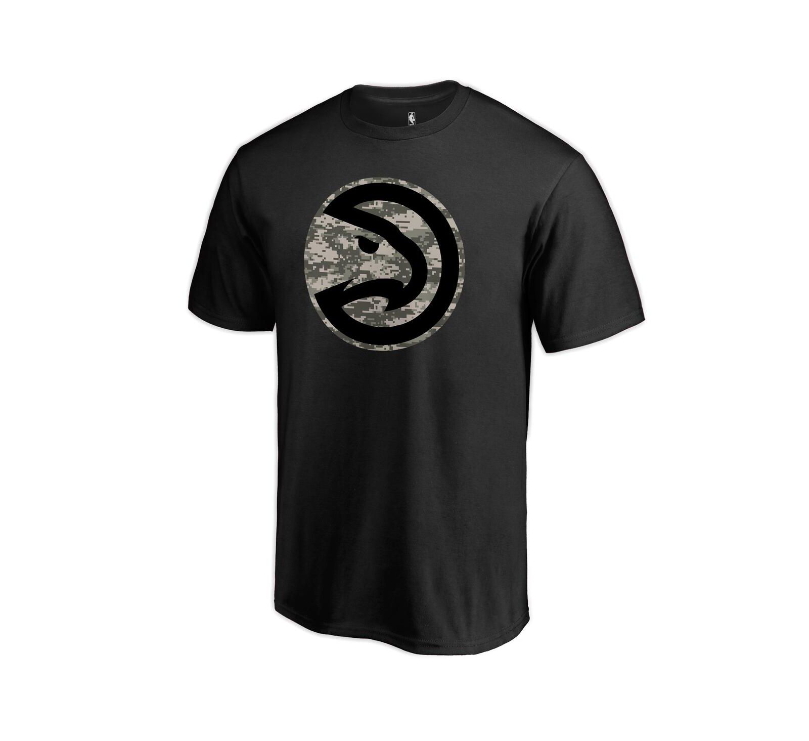 Fanatics Mto Label Men's Black Atlanta Hawks Cloak Camo T-Shirt