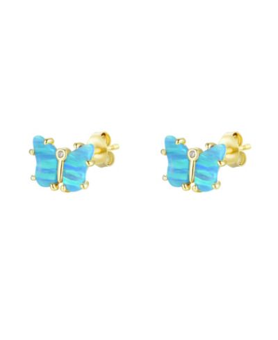 Blue green opal