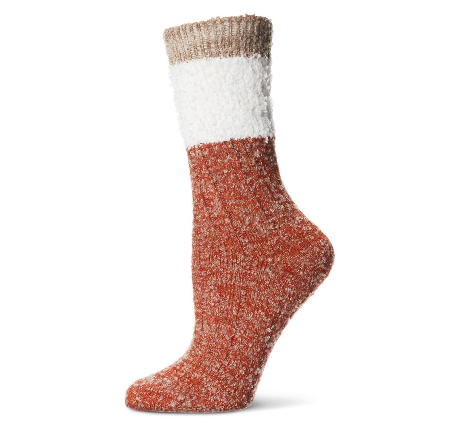 MeMoi Women's Distinctone Stripe Soft-Fit Wool Blend Crew Socks