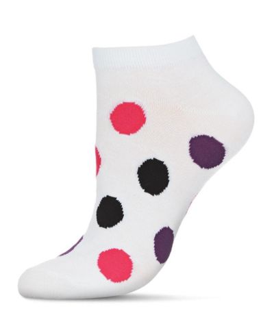 MeMoi Женские хлопковые носки Polka Dance Soft-Fit Low Cut