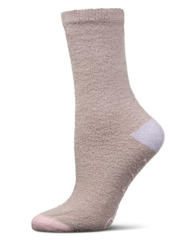 MeMoi Women's Grateful Aloe Infused Crew Socks