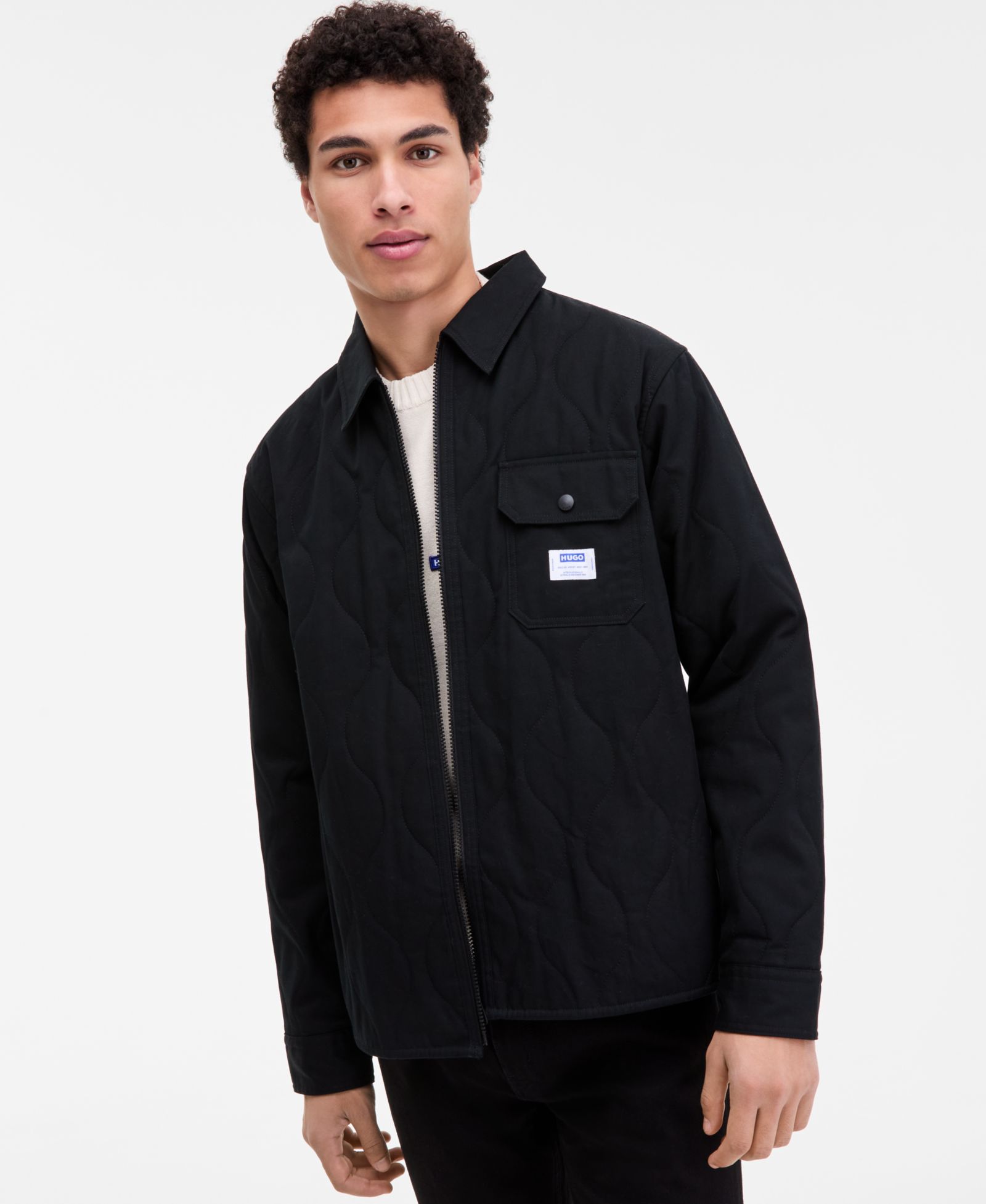 HUGO by Hugo Boss Мужской легкий стеганый жакет Ebey