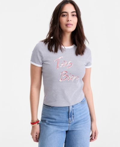 On 34th Women's Meet & Greet Graphic T-Shirt, Macy's Exclusive
