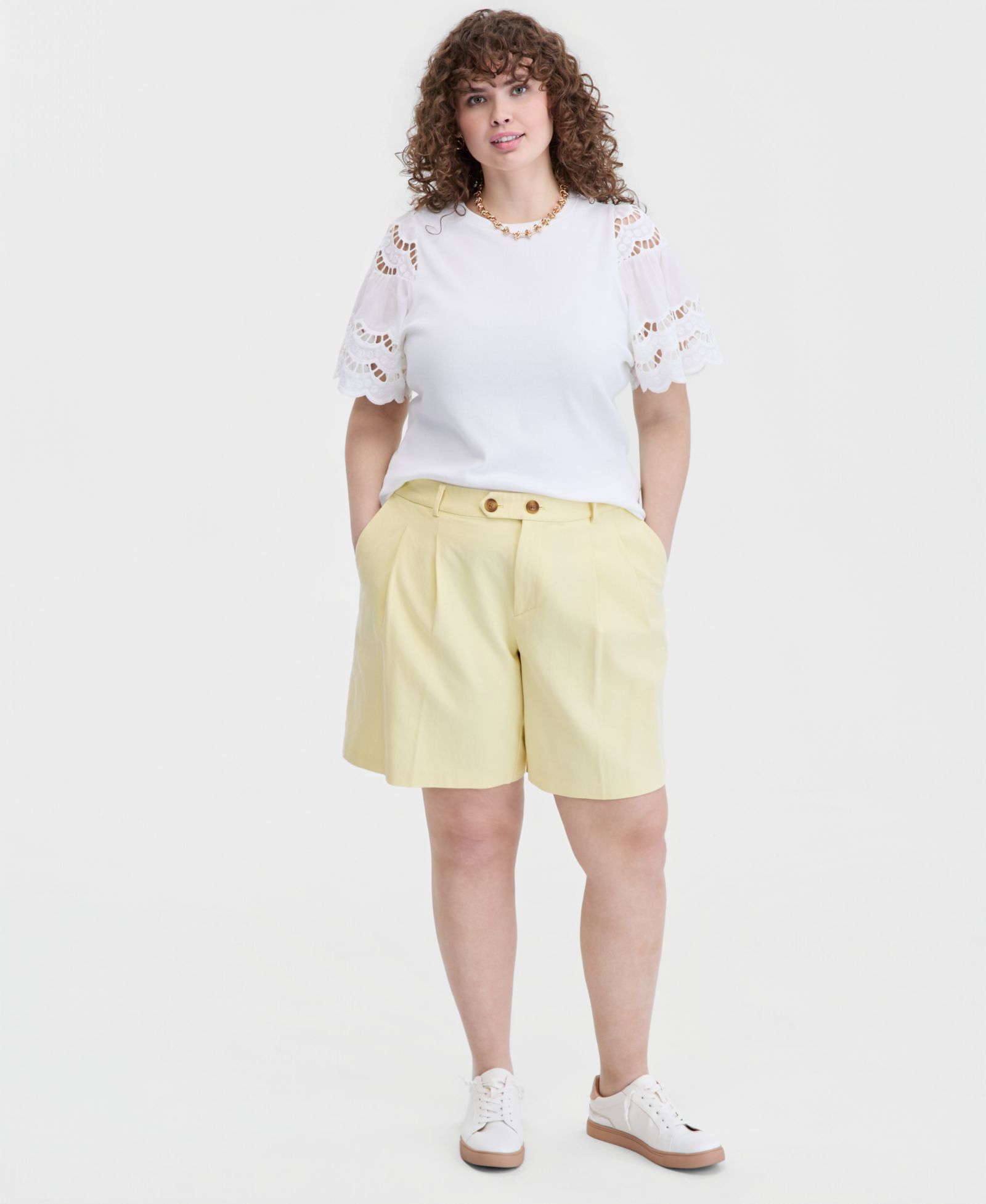 On 34th Trendy Plus Size Bermuda Shorts, Macy's Exclusive