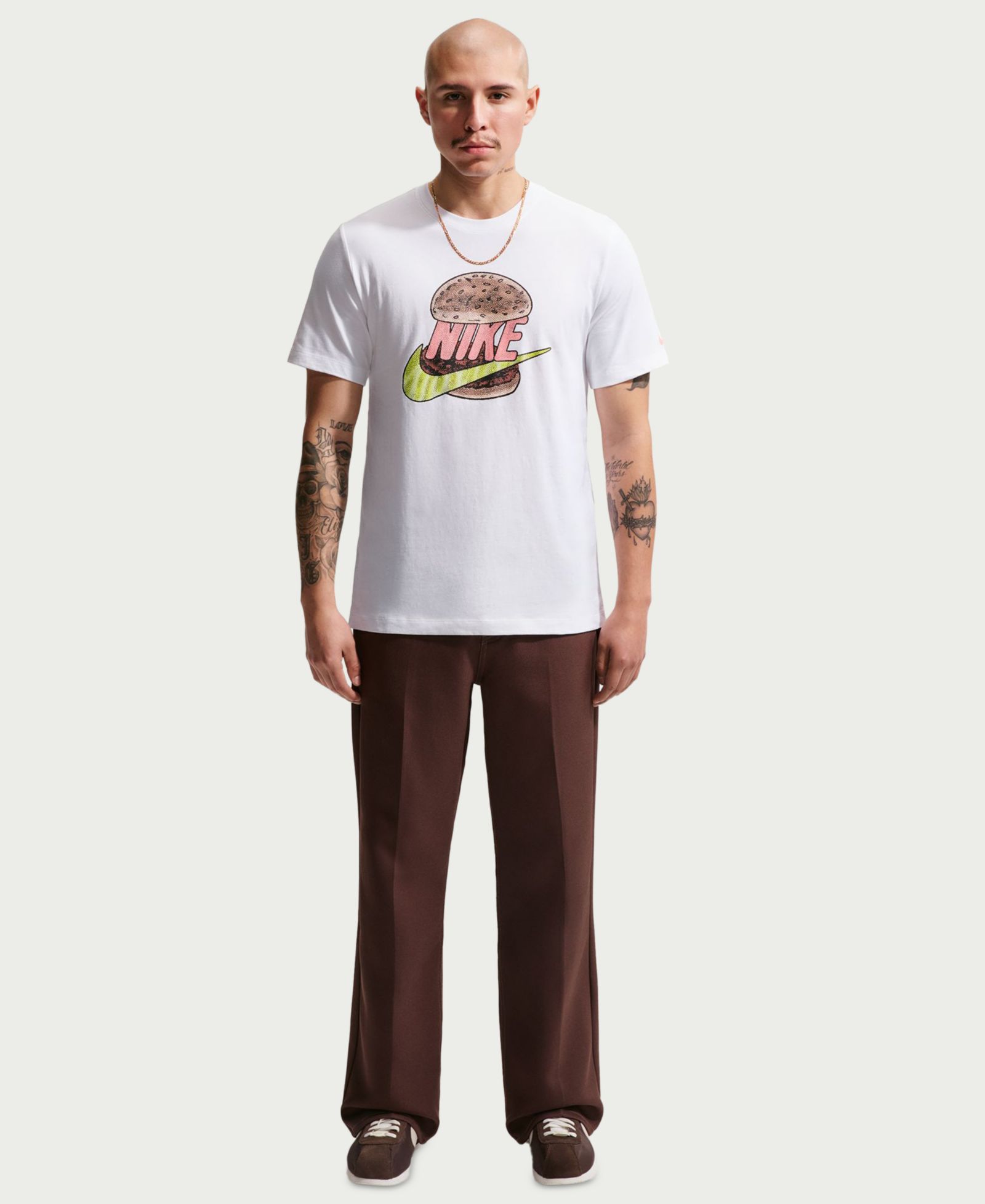 Nike Men's Burger Graphic Crewneck T-Shirt