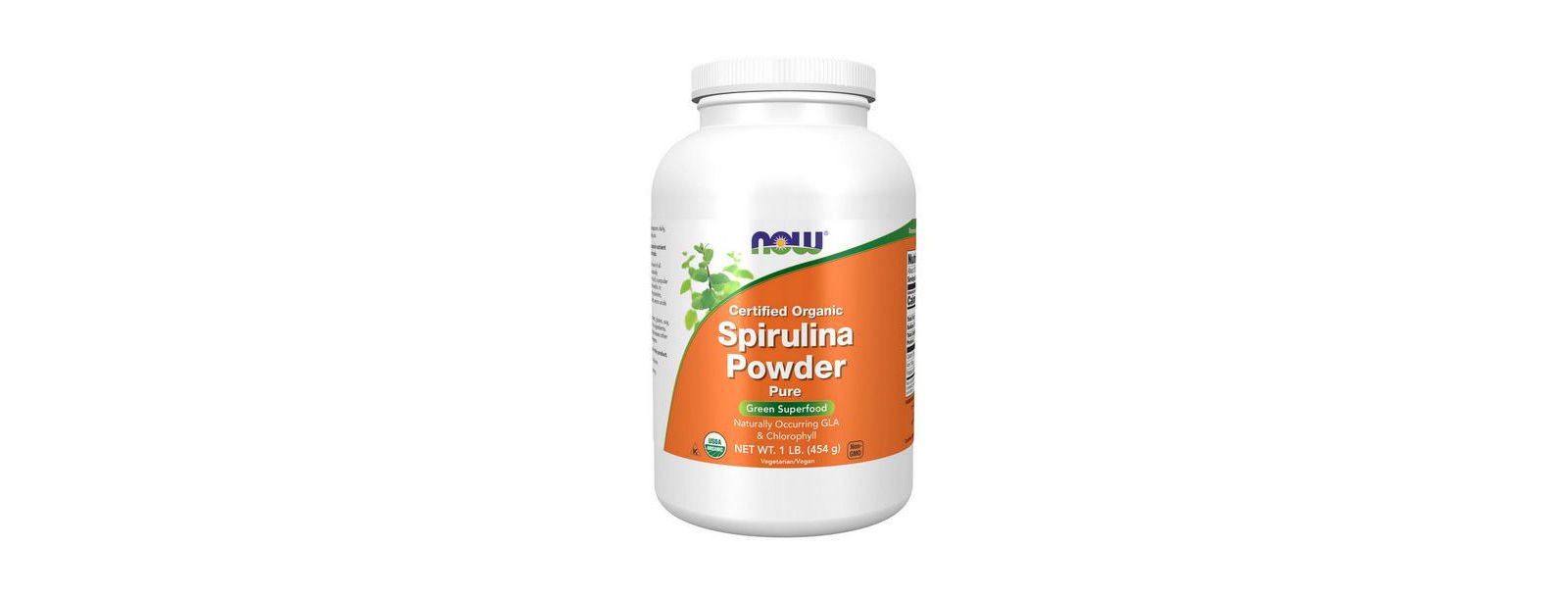 NOW Foods порошок спирулины, 1 lb
