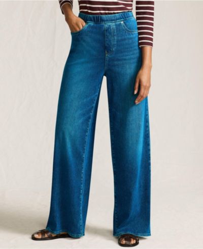 Lands' End Женские широкие джинсы Starfish Denim High Rise