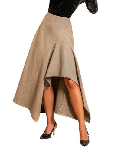 Женская миди-юбка Cupshe Asymmetrical Hem