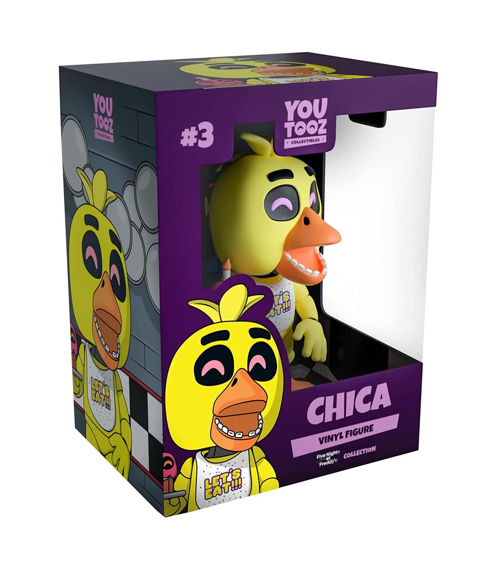 Коллекционная виниловая фигурка Youtooz Chica Five Nights at Freddy's 4.7", для лиц старше 15 лет