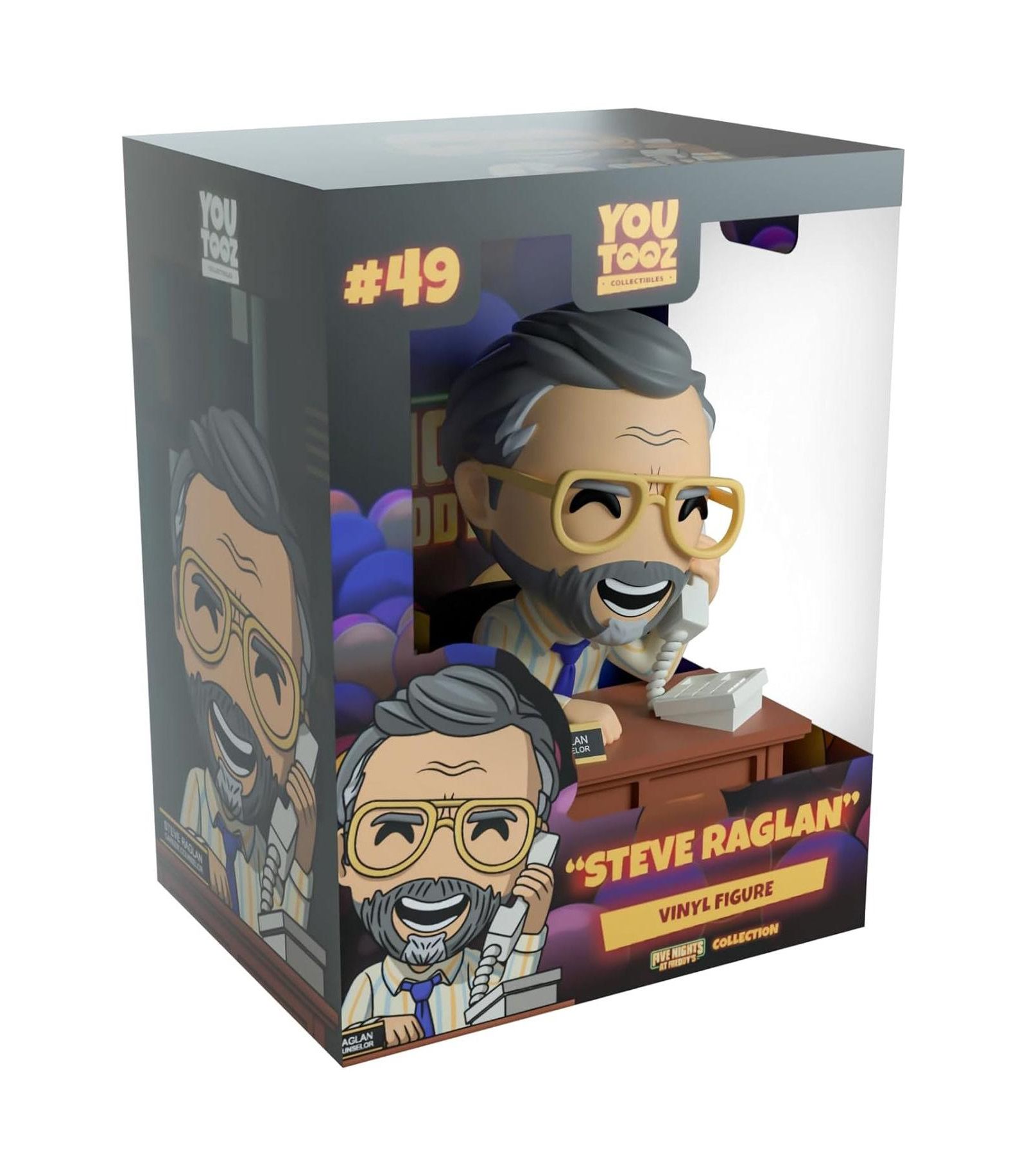 Виниловая фигурка Youtooz Steve из фильма «Пять ночей с Фредди» 4.5", #49, от 14 лет