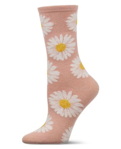 MeMoi Women's Daisies Cashmere Crew Socks