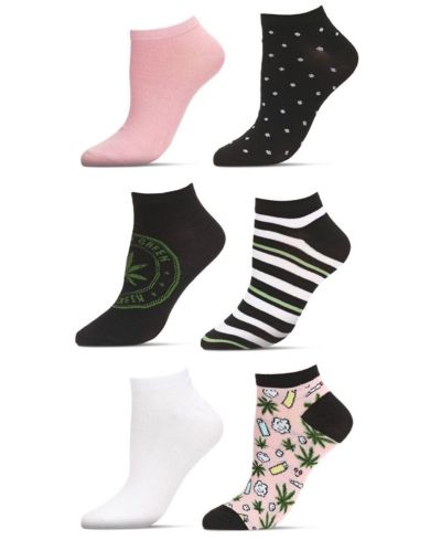 Женские носки MeMoi Think Green, 6 пар