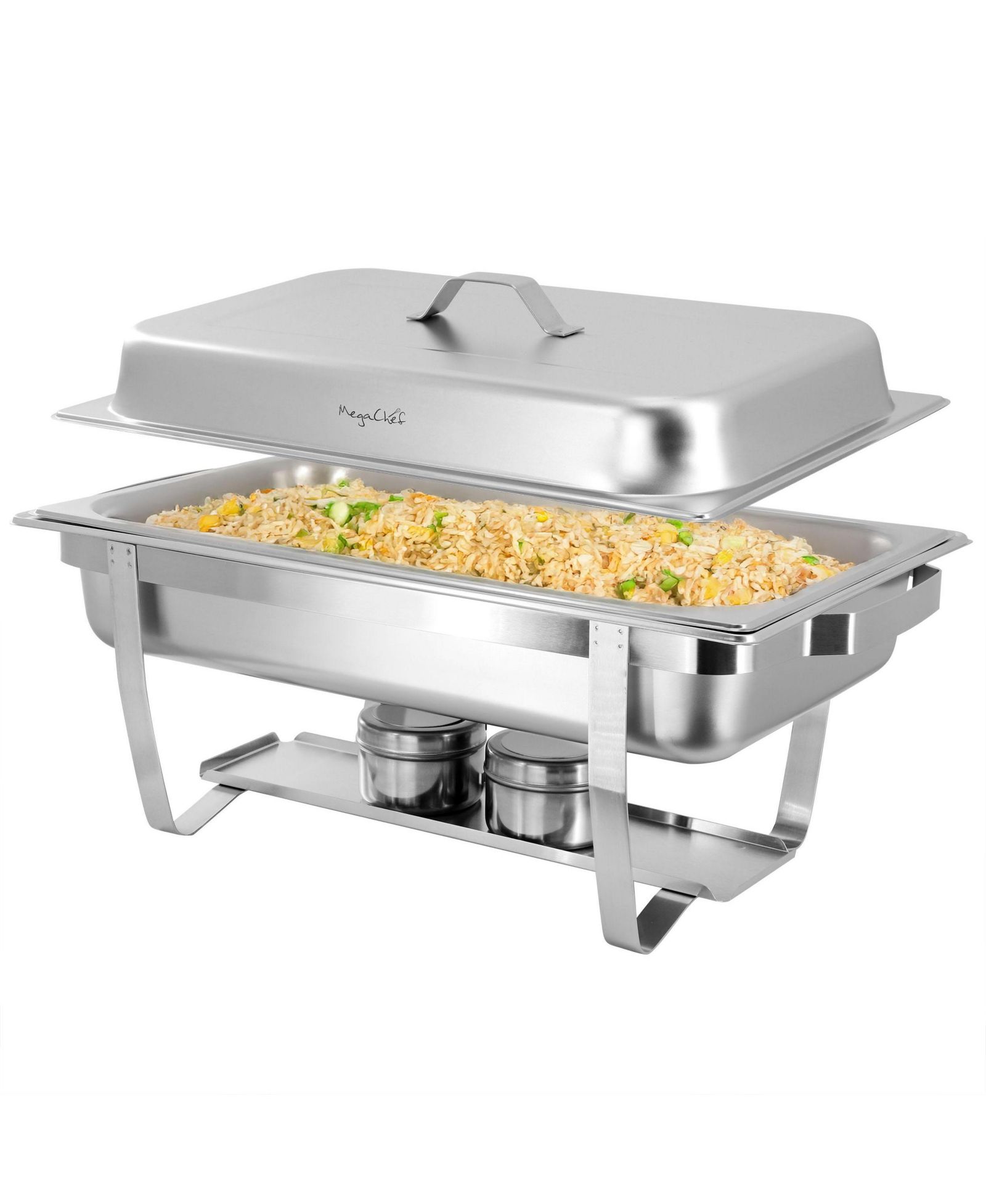 MegaChef мармиладница Professional Chafing Dish из нержавеющей стали, 9.5 Quart