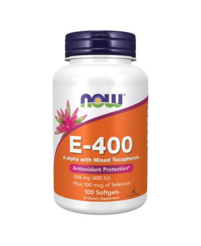 NOW Foods Vitamin E-400, 268 Mg, 100 Softgels