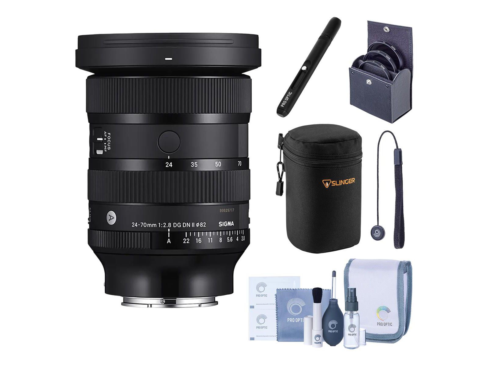Объектив Sigma 24-70MM F2.8 DG DN II ART для Sony E с комплектом аксессуаров