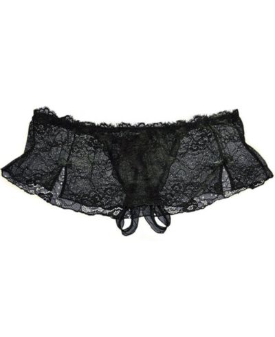 Женская юбка LASCANA Black Transparent Lace