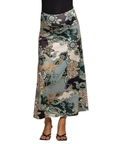 24seven Comfort Apparel Women's Maternity Maxi Skirt