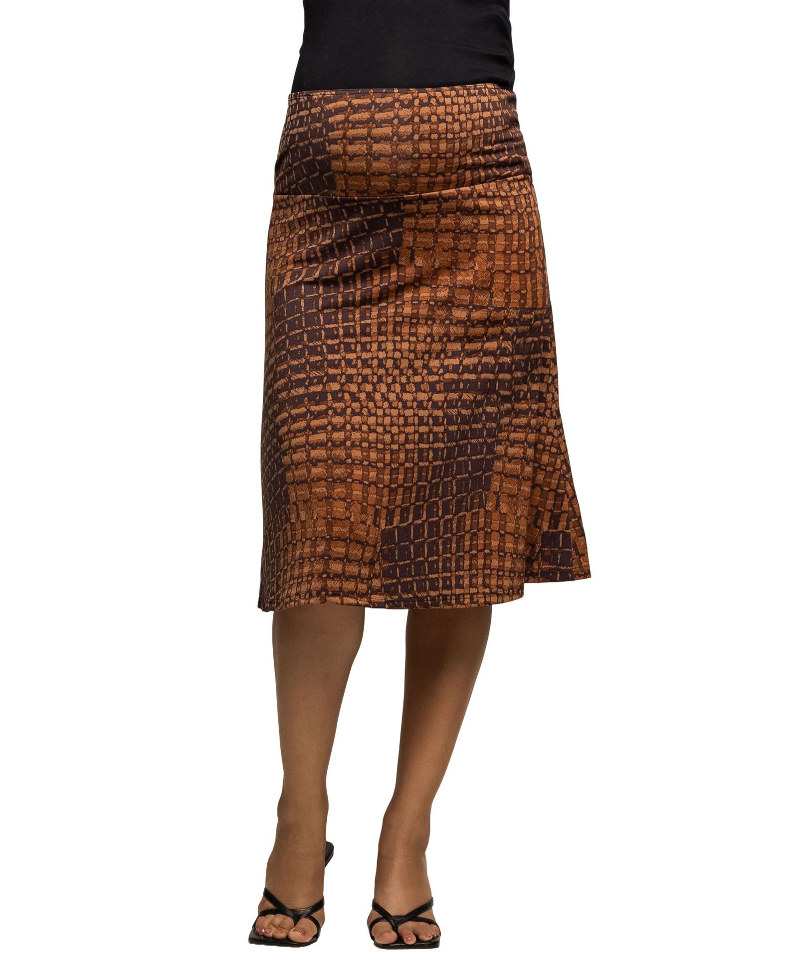 24seven Comfort Apparel Женская юбка Maternity Knee Length