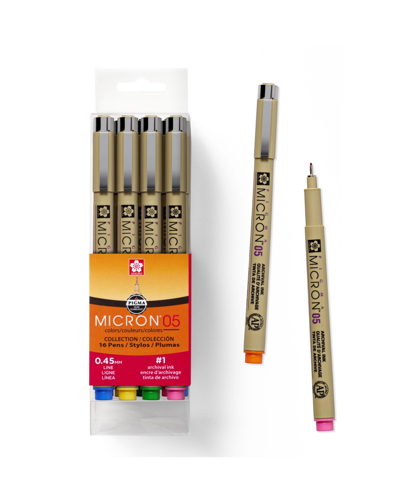 Набор ручек Sakura 50075 16-Piece Pigma Micron 05 Cube Collection Ink Pen Set
