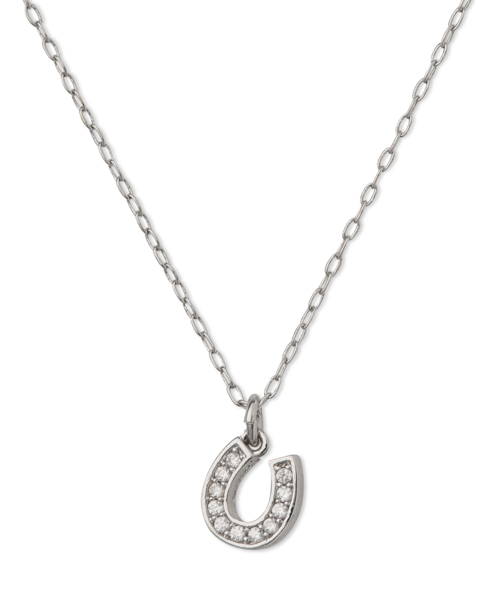 kate spade new york Cubic Zirconia Lucky You Pendant Necklace