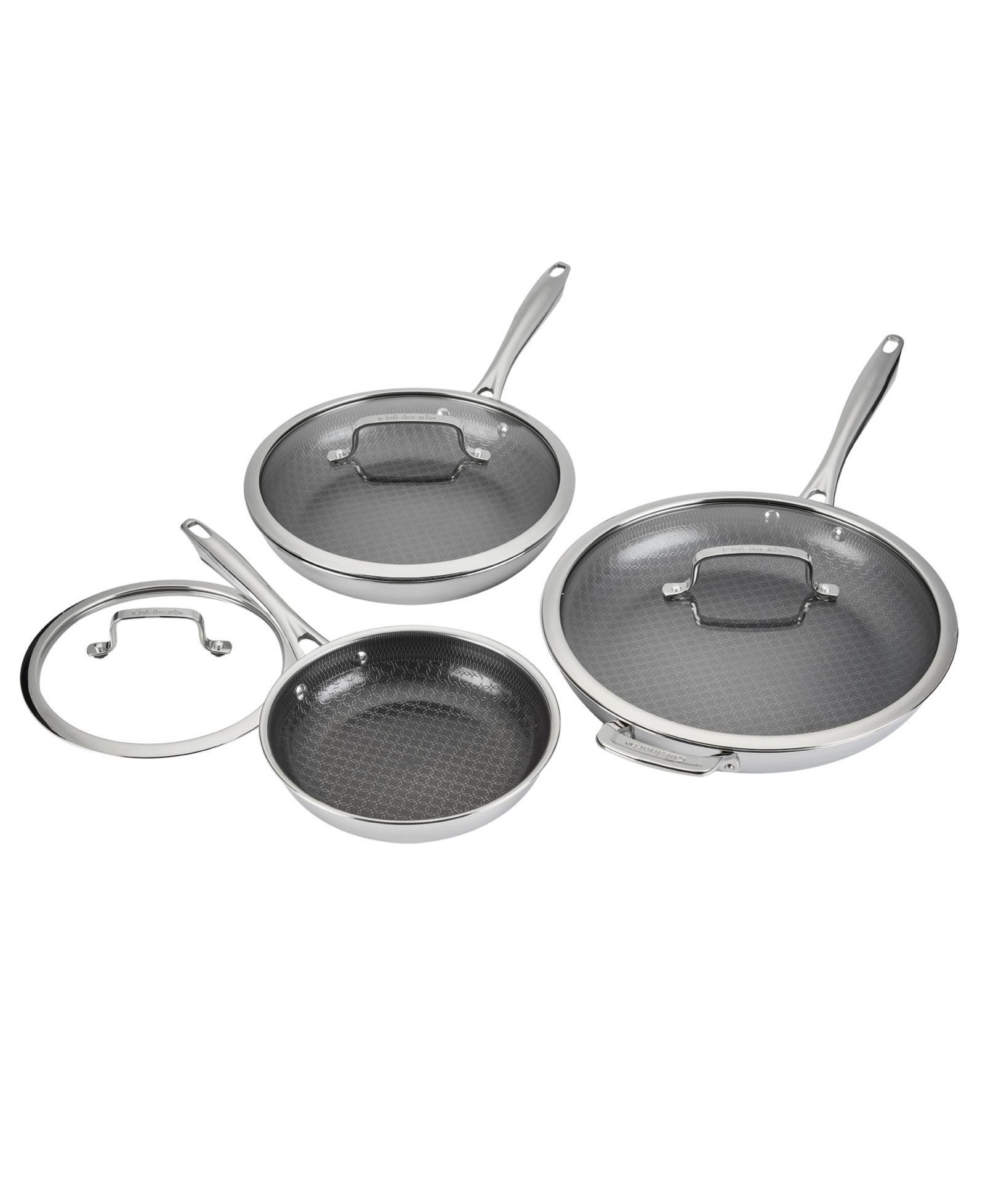 Cuisinart FusionElite Plus набор сковородок Stainless Steel 6-Pc.