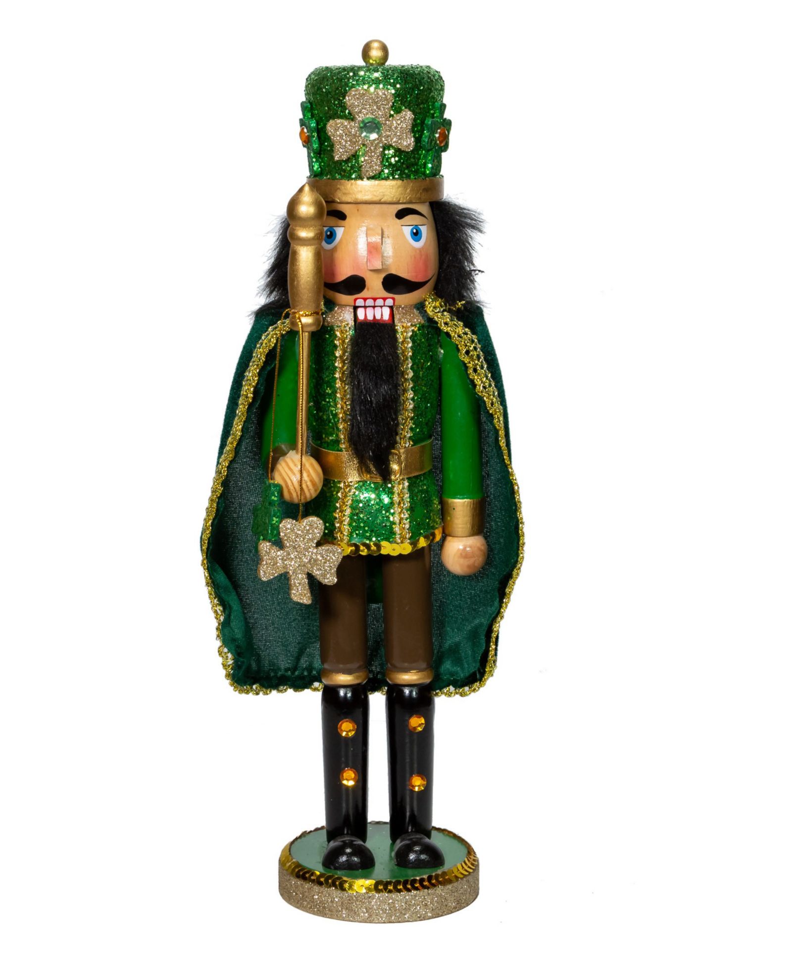 Kurt Adler Irish 15" Nutcracker with Cape