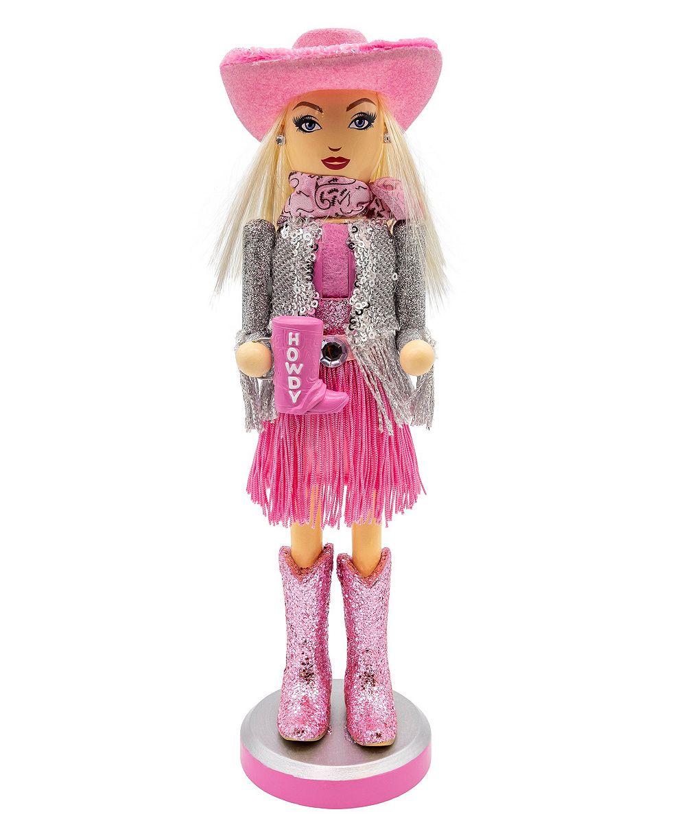 Kurt Adler Wild West 12" Cowgirl Nutcracker