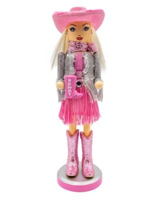 Kurt Adler Wild West 12" Cowgirl Nutcracker