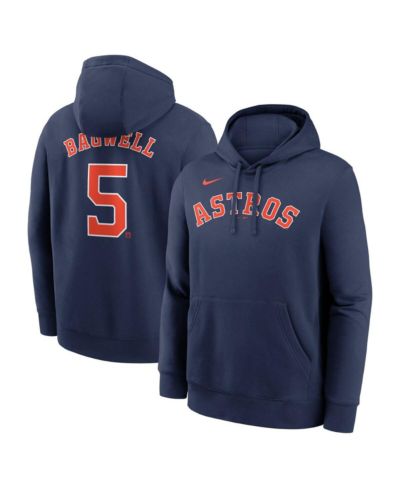 Nike Men's Jeff Bagwell Navy Houston Astros Retired Player Name & Number Club Pullover Hoodie