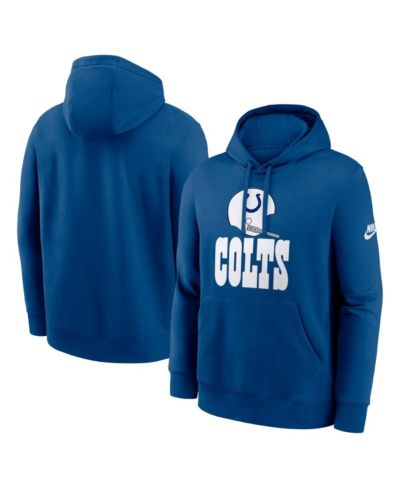 Nike Men's Royal Indianapolis Colts Best Season Rewind Club Pullover Hoodie