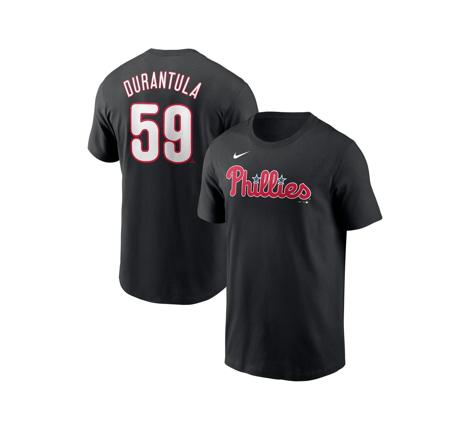 Футболка Nike Men's Jhoan Duran Black Philadelphia Phillies
