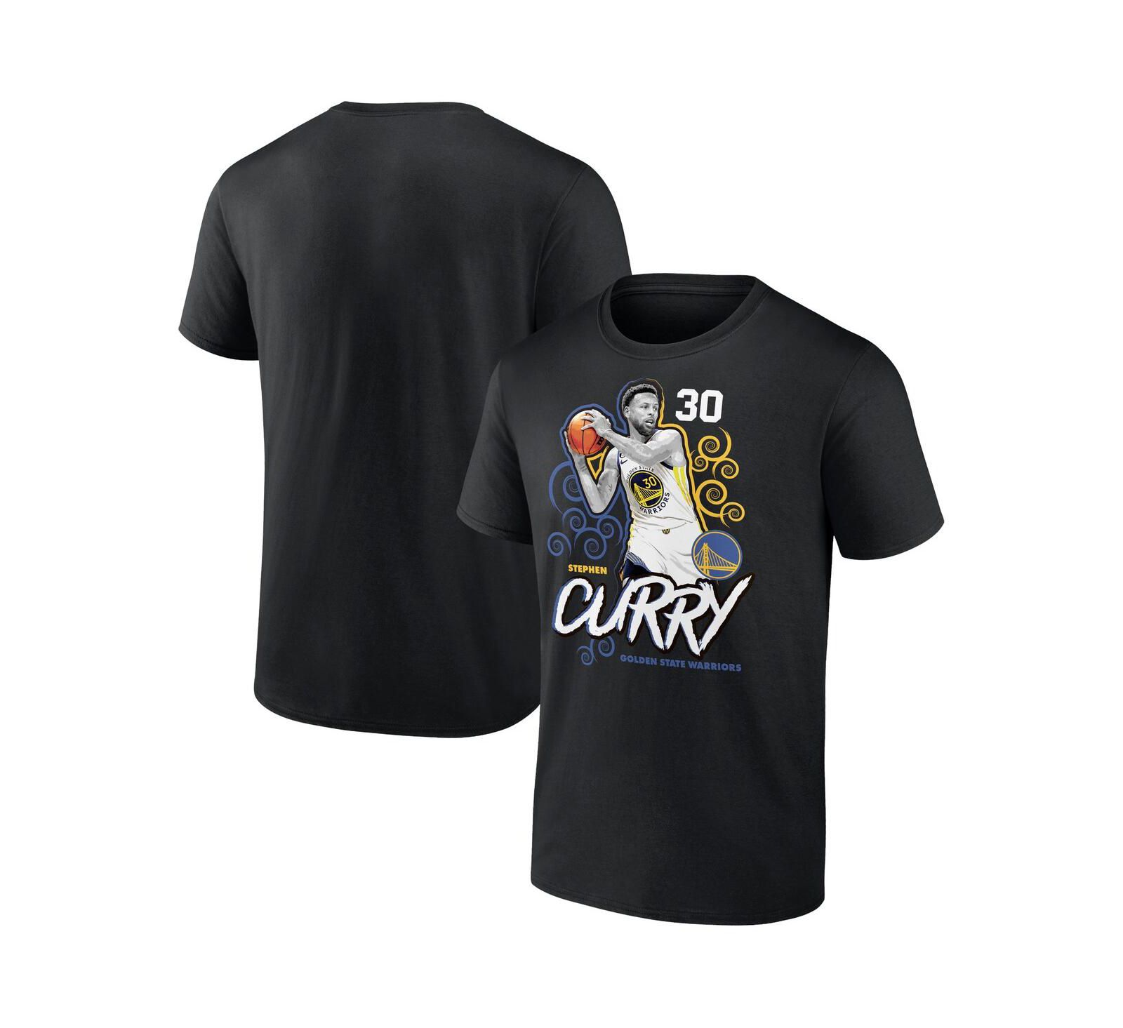 Мужская футболка Fanatics Mto Label Stephen Curry Black Golden State Warriors Competitor