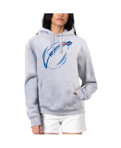 G-III 4Her by Carl Banks Женский флисовый худи с логотипом Buffalo Bills, серый меланж