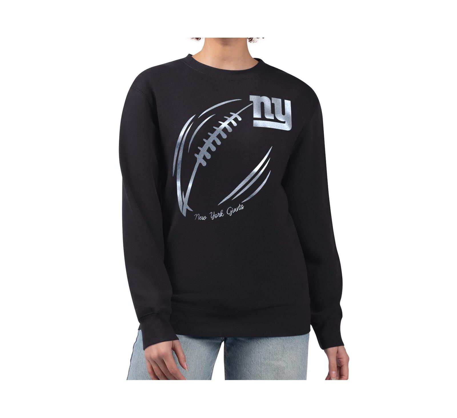 Женское флисовое худи G-III 4Her by Carl Banks New York Giants Metallic Print