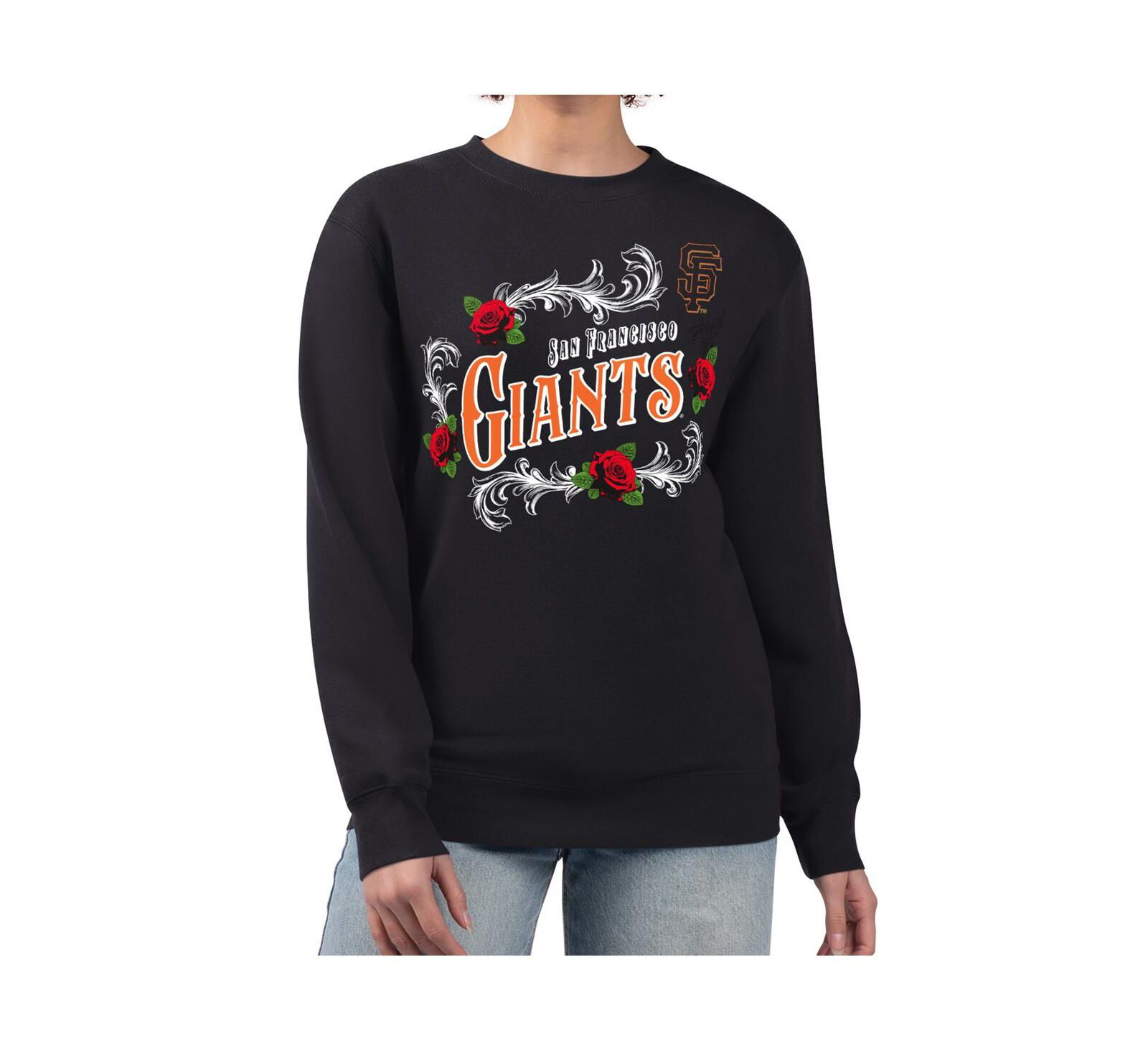 Женская толстовка G-III 4Her by Carl Banks San Francisco Giants Retro Roses Fleece Pullover