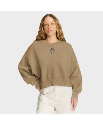 Женское свитшот Nike Tan Arizona Wildcats Oversized Phoenix 2-Hit Pullover