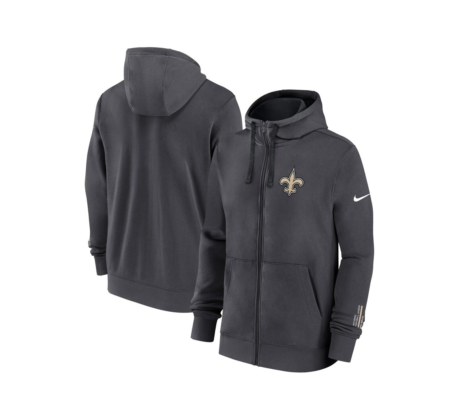 Мужское худи Nike New Orleans Saints Primetime Club Full-Zip