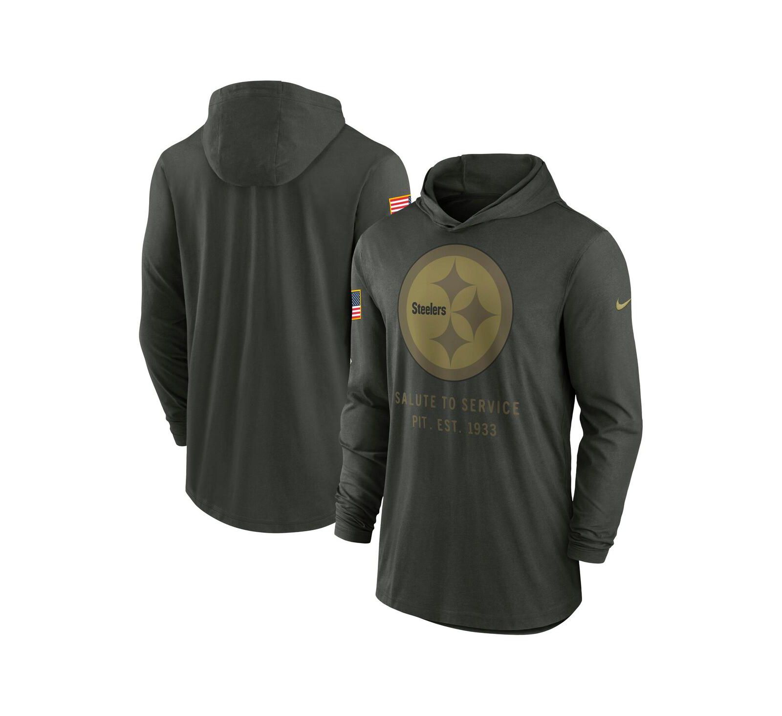Мужская толстовка Nike Pittsburgh Steelers 2025 Salute to Service