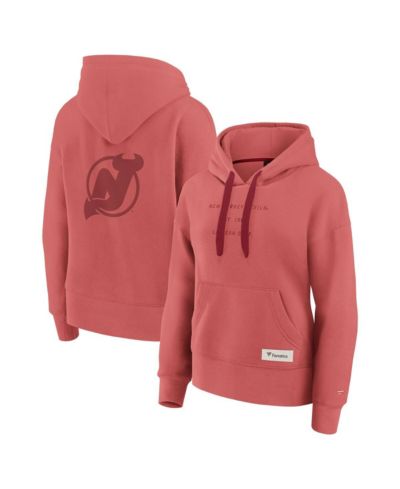 Женское красное худи Fanatics New Jersey Devils Elements Future Ground Pullover