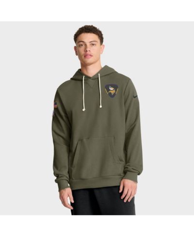 Мужское худи Nike Minnesota Vikings 2025 Salute to Service Sideline Standard Issue Dri-FIT