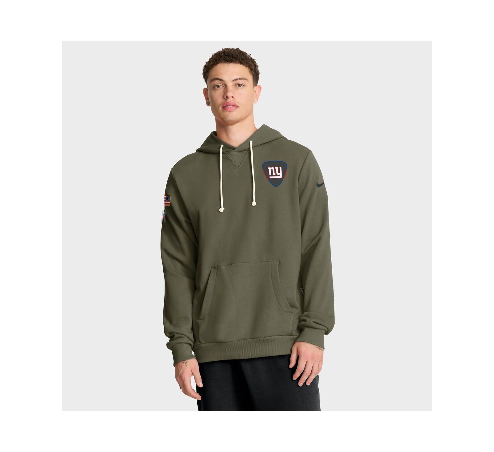 Мужское худи-пуловер Nike Olive New York Giants 2025 Salute to Service Standard Issue Dri-FIT